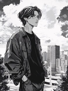 jm 人气榜作品《热血擂台》主角林燃头像